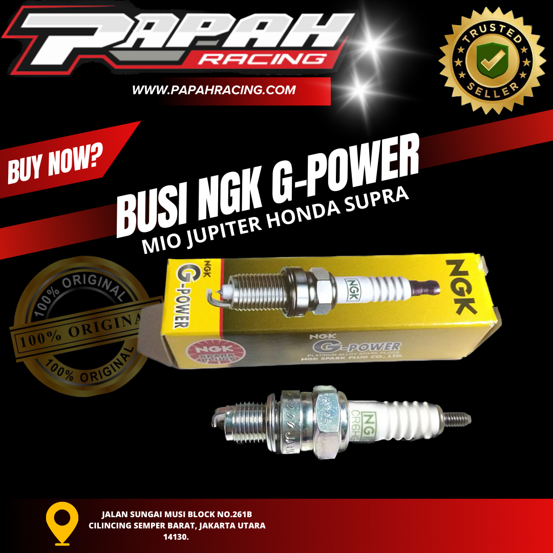 BUSI NGK GPOWER MIO JUPITER HONDA SUPRA